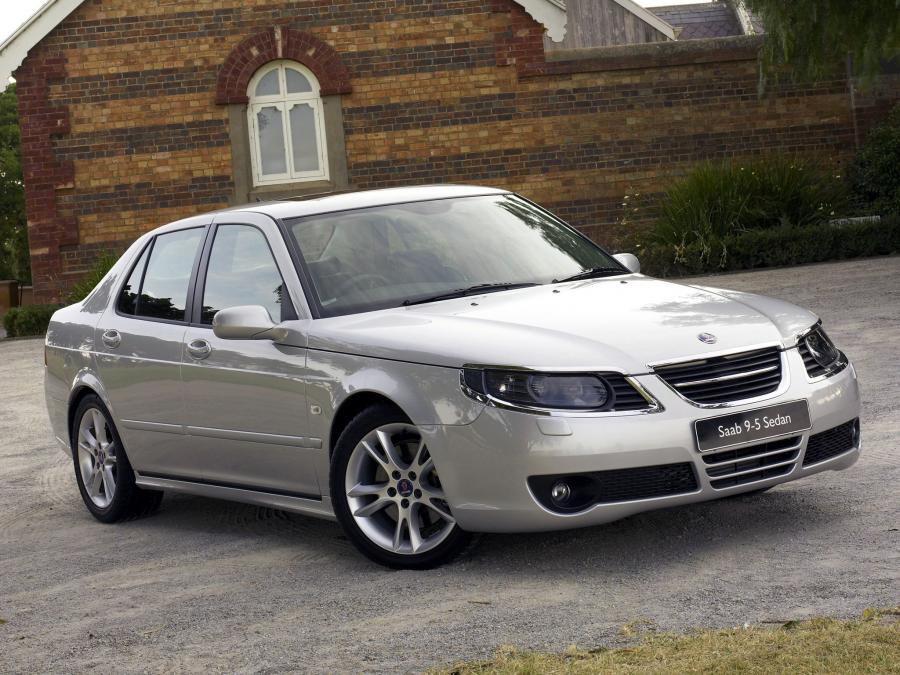 Saab 9-5 Aero Sedan (UK) '2005